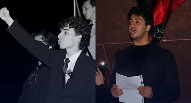 İzmir’de gençlerden İmralı resti: O cani oradan çıkamayacak